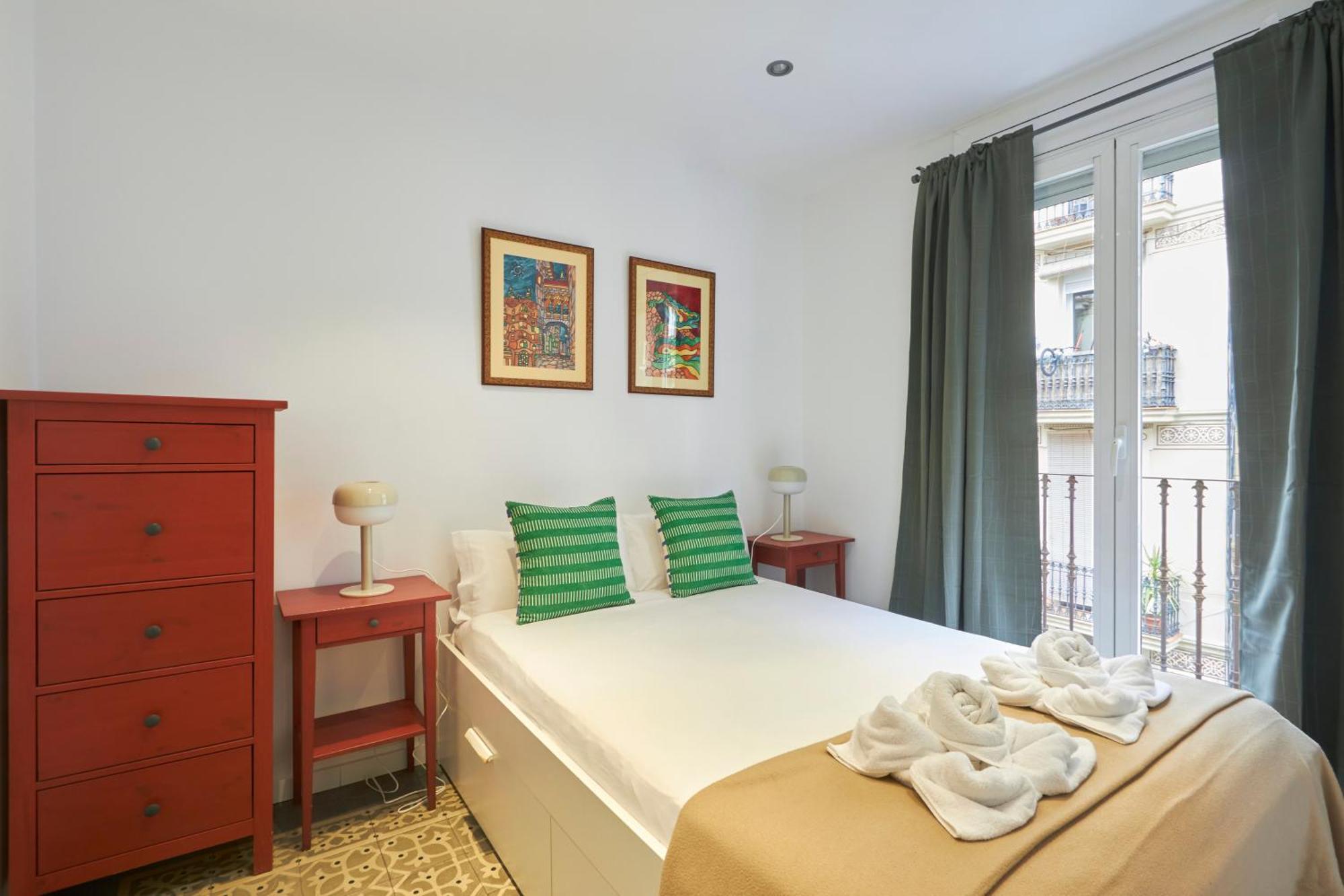 64 In A Typical Barcelona's Old Building Apartment